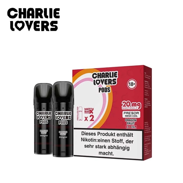 Charlie Lovers - Dragon Fruits - Prefilled Pod 2ml/ Stück